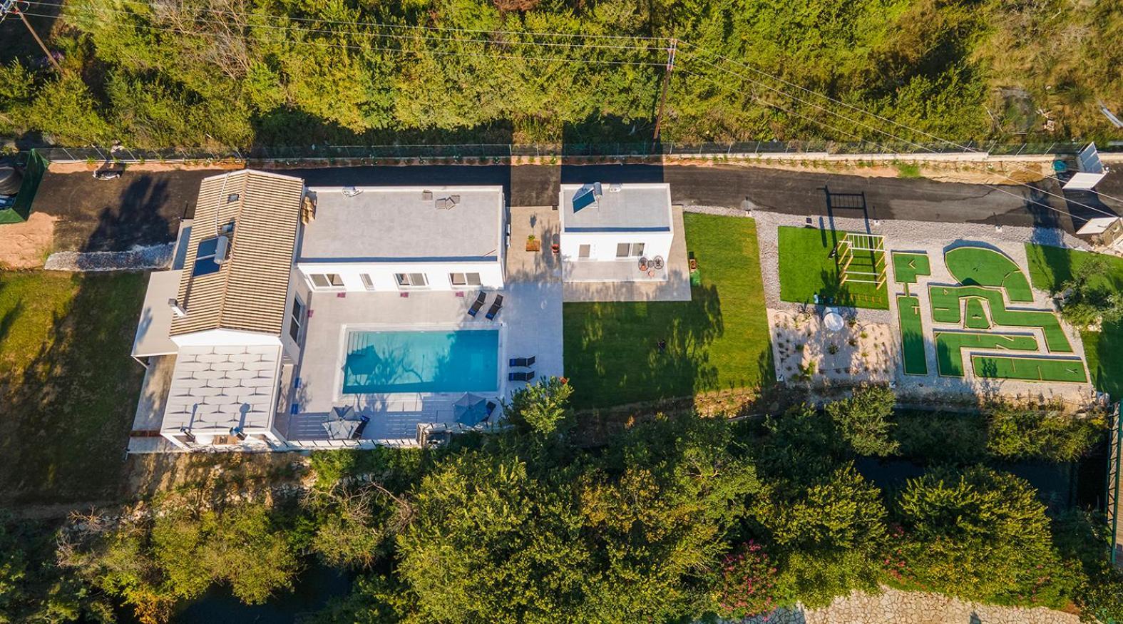 Villa Ami, Roda, Corfu: 10 Guests, Heated Pool, Private Mini Golf, Pool Table & More!! Экстерьер фото